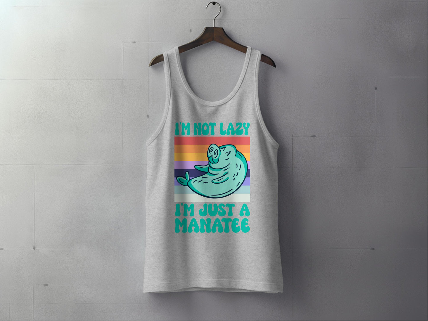I'm Not Lazy I'm Just A Manatee Tank Top Product