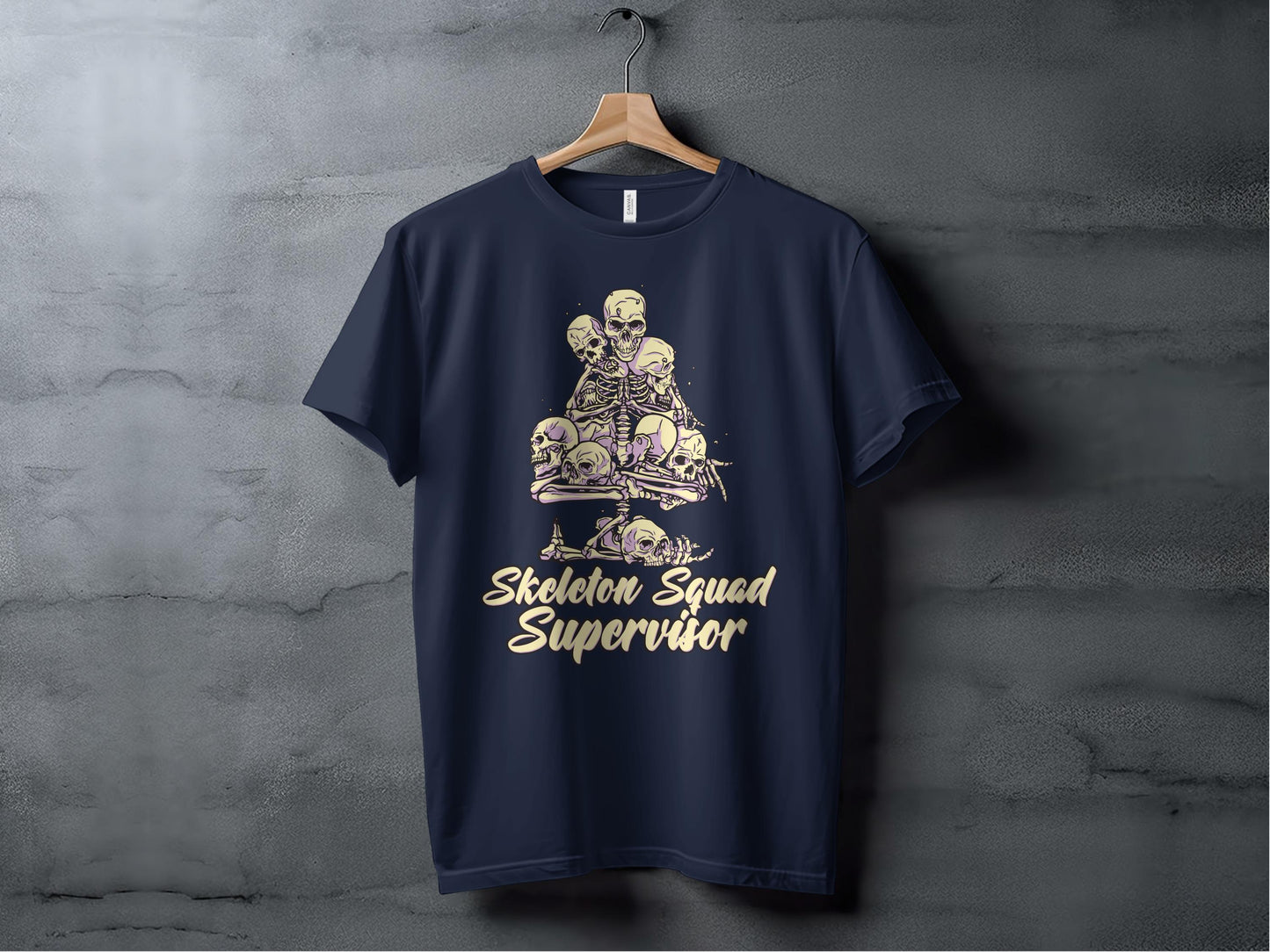 Skeleton Squad Supervisor Graphic T-Shirt product type