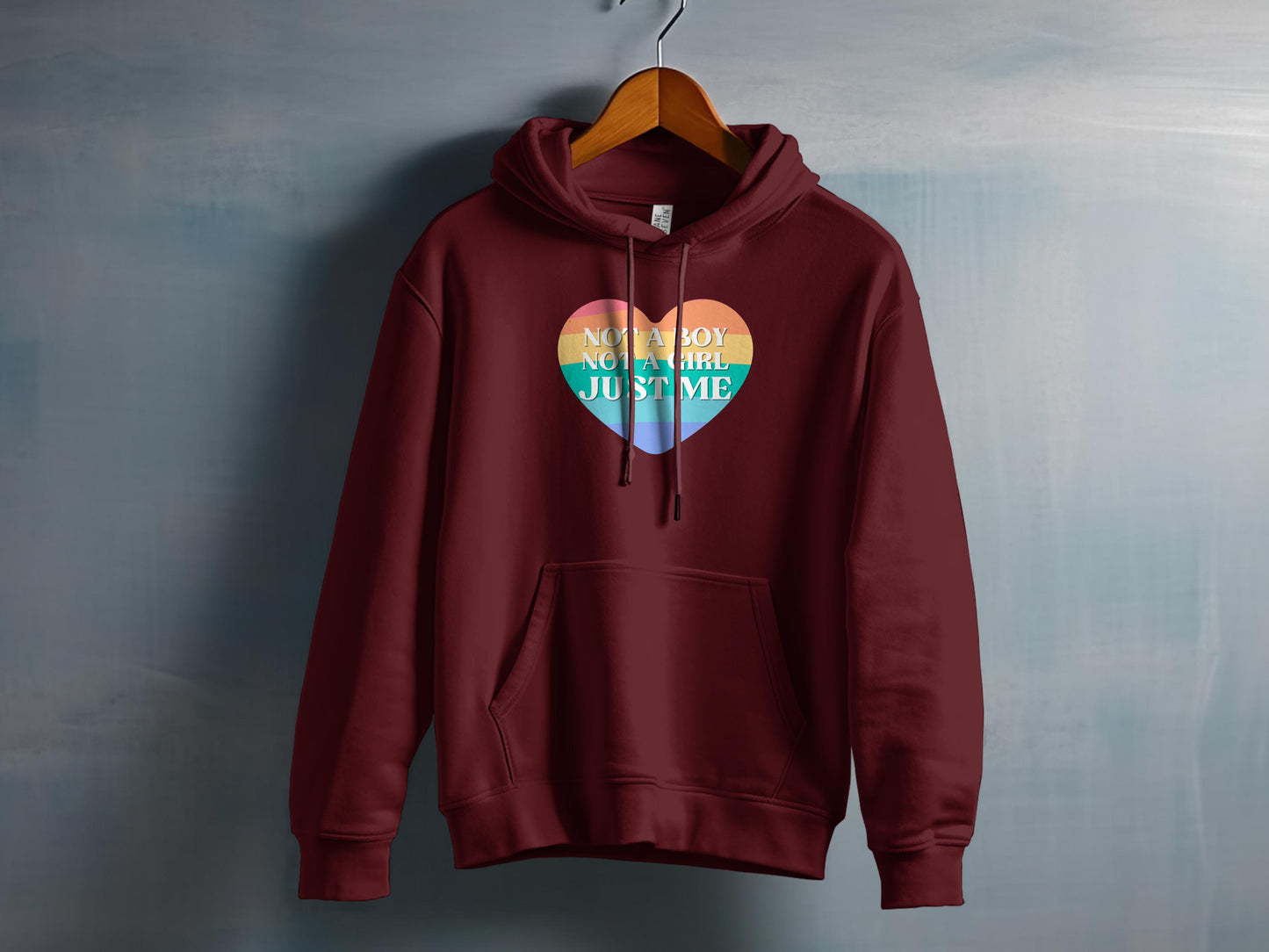 Not a Boy Not a Girl Just Me Hoodie product