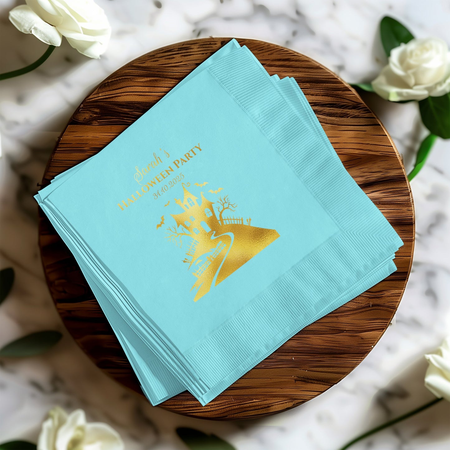 Personalized Halloween Party Napkins product