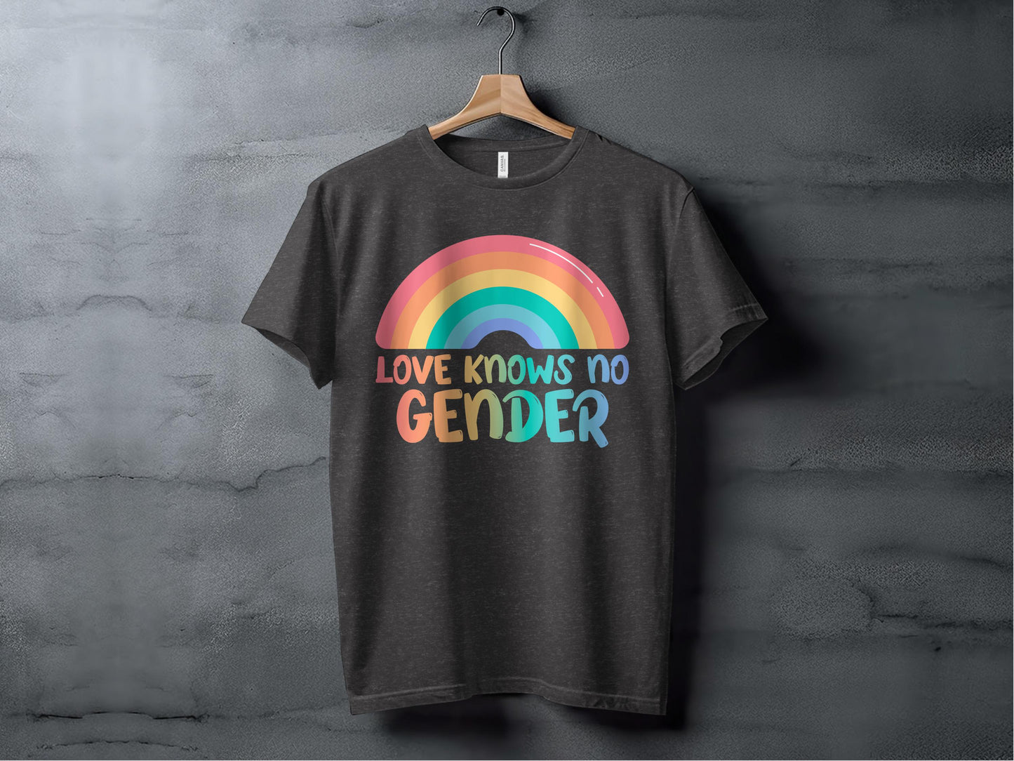 Love Knows No Gender Rainbow T-shirt product