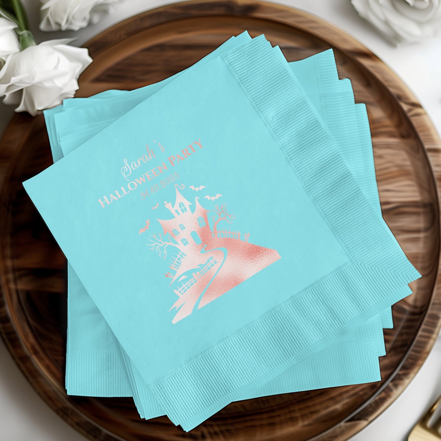 Personalized Halloween Party Napkins product