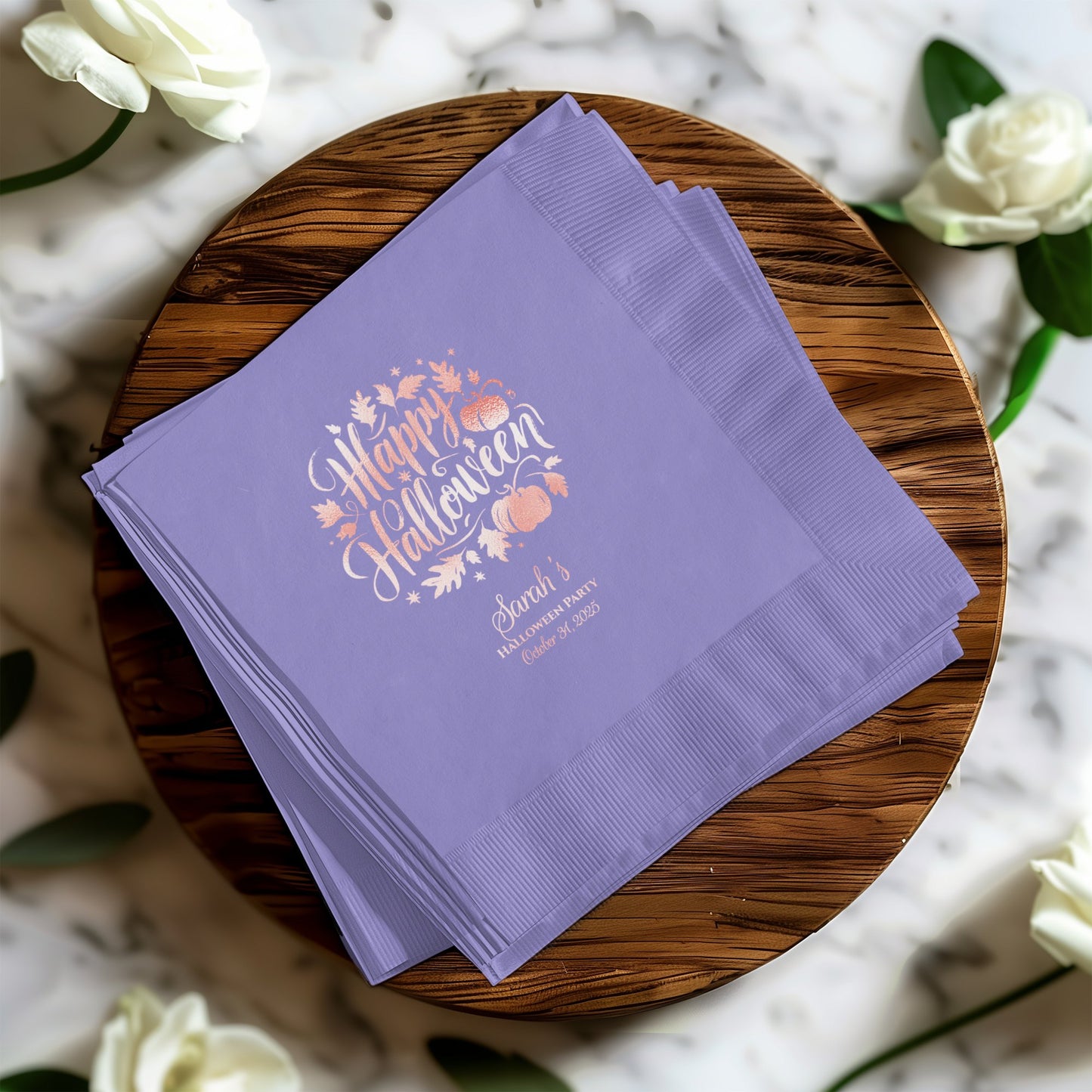 Happy Halloween Personalized Napkins product