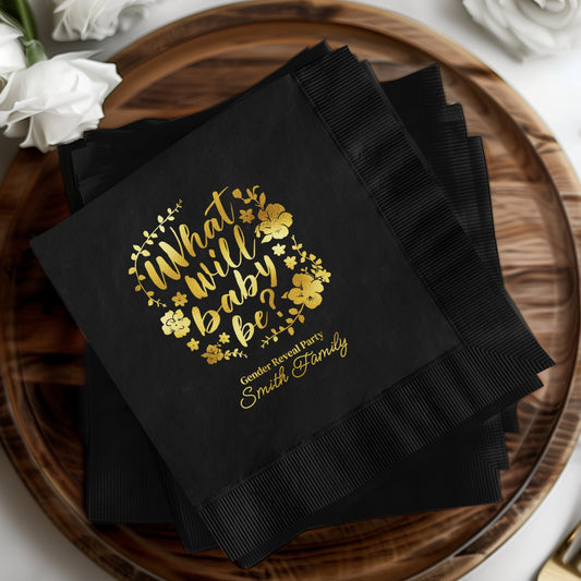 What Will Baby Be Gender Reveal Party Napkins product type