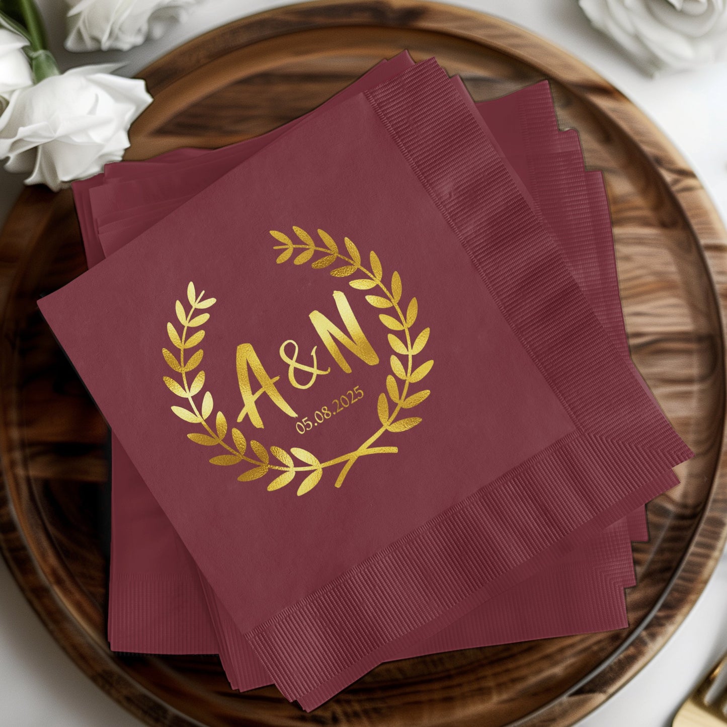 Personalized Decorative Napkins for Special Event product type