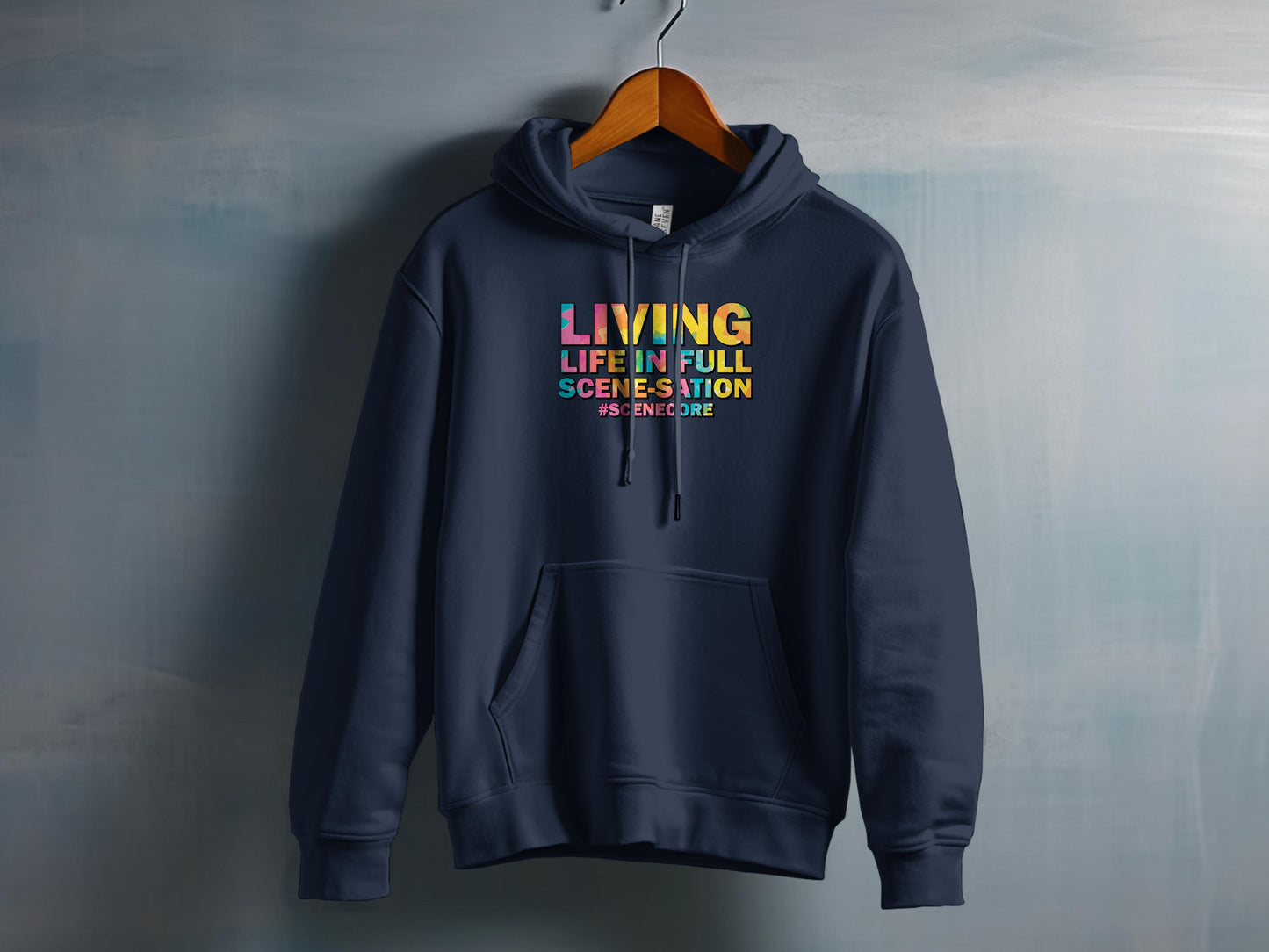 Living Life in Full Scene Mode Hooded Product