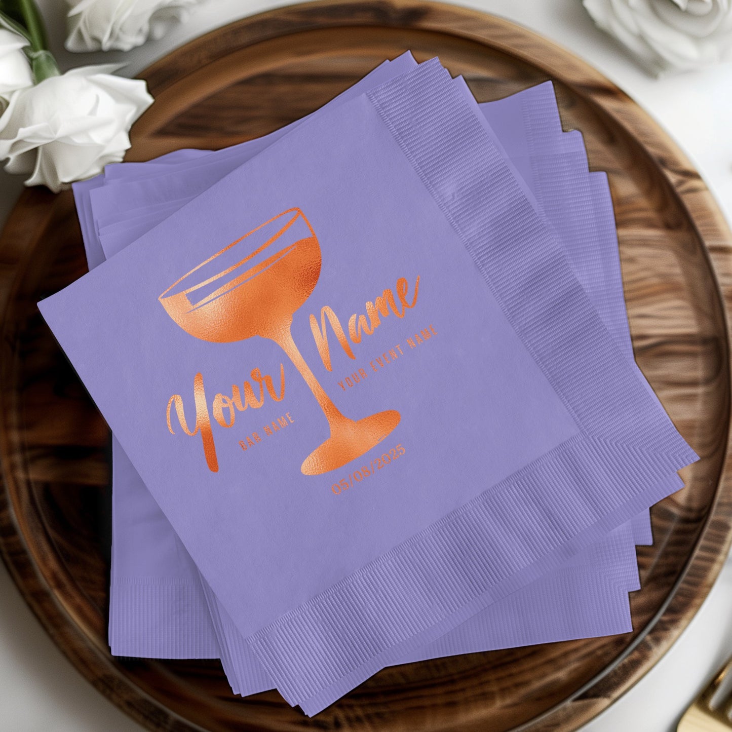 Personalized Party Napkins with Elegant Design product
