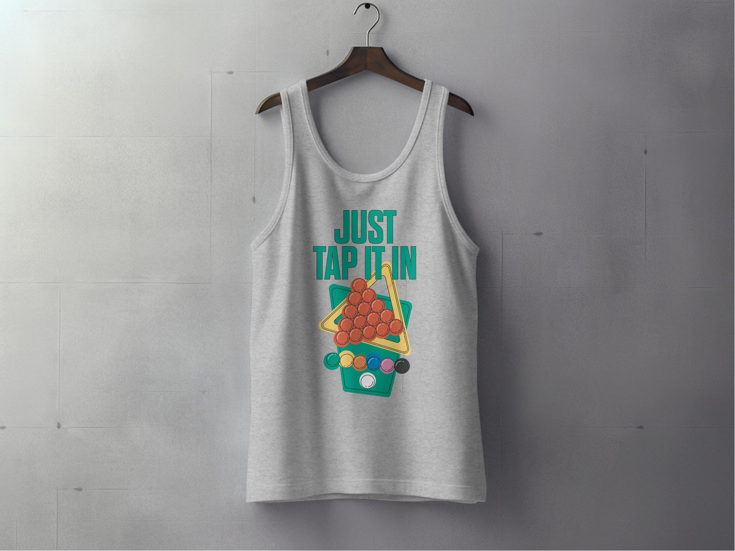 Just Tap In Beer Pong Table Graphic Tank Top product