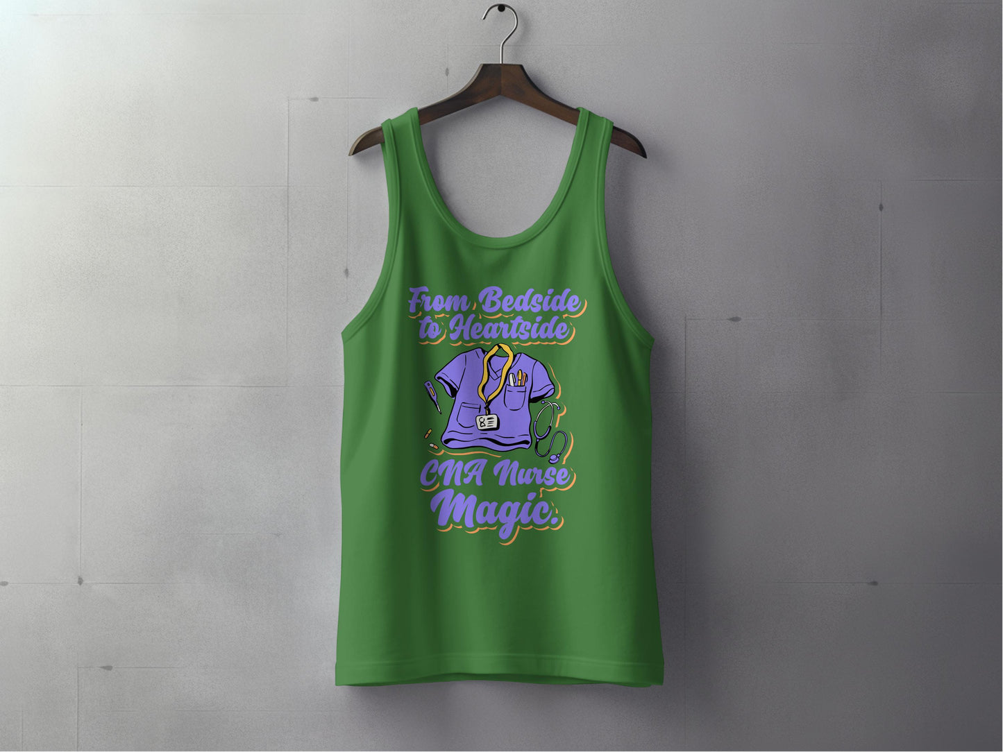 From Bedside to Planetside CNA Nurse Magic Tank Top Product