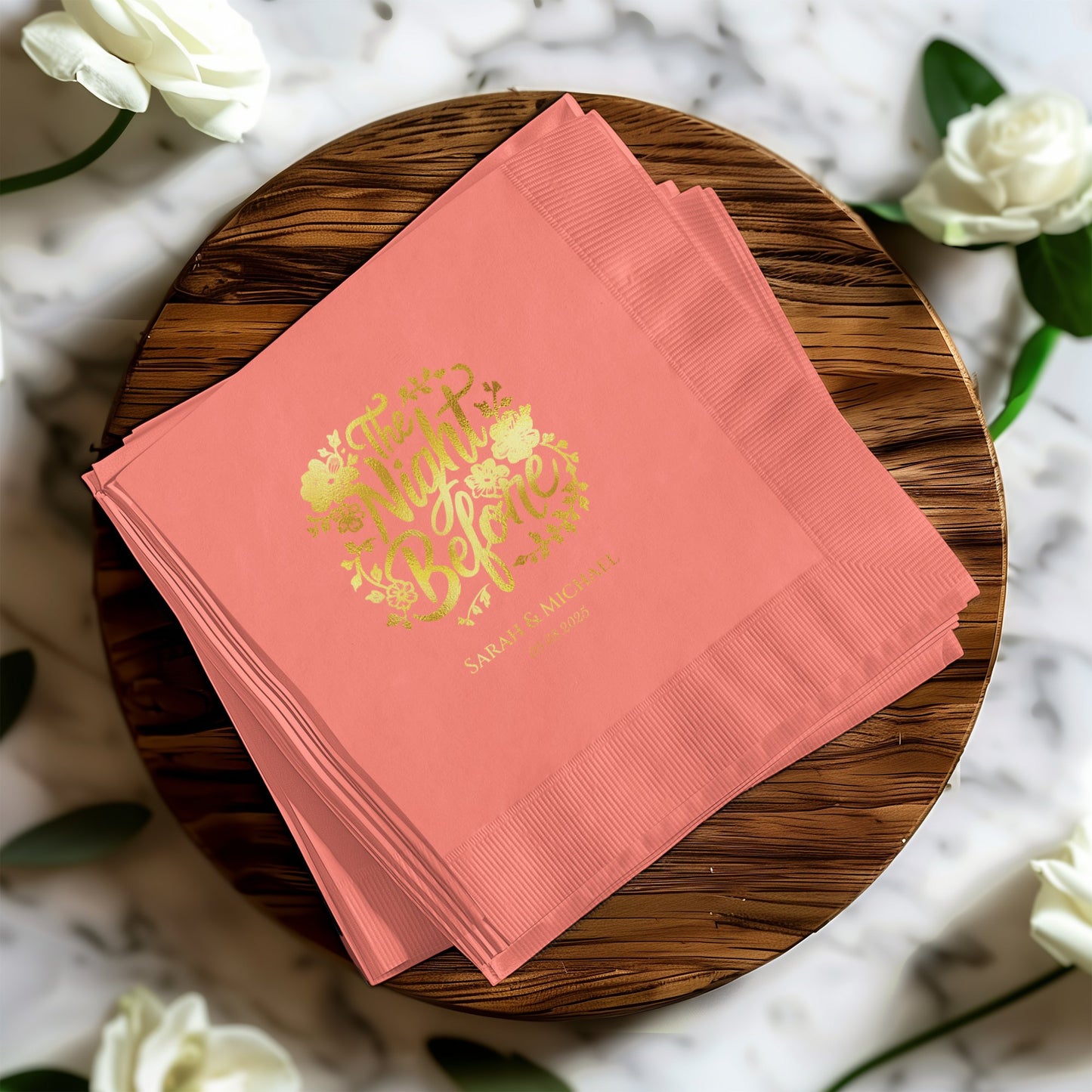 Personalized The Night Before Wedding Napkin product type