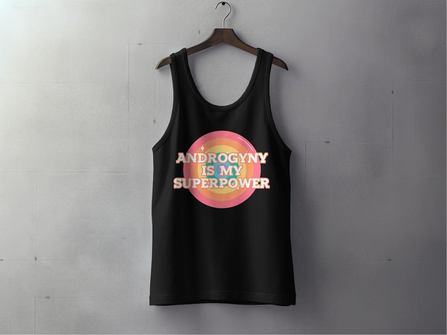 Androgyny Is My Superpower Tank Top stylish product