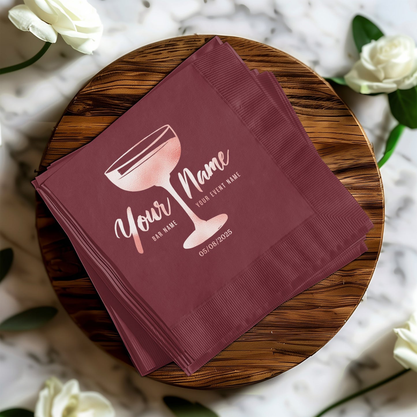 Personalized Custom Event Napkin Product