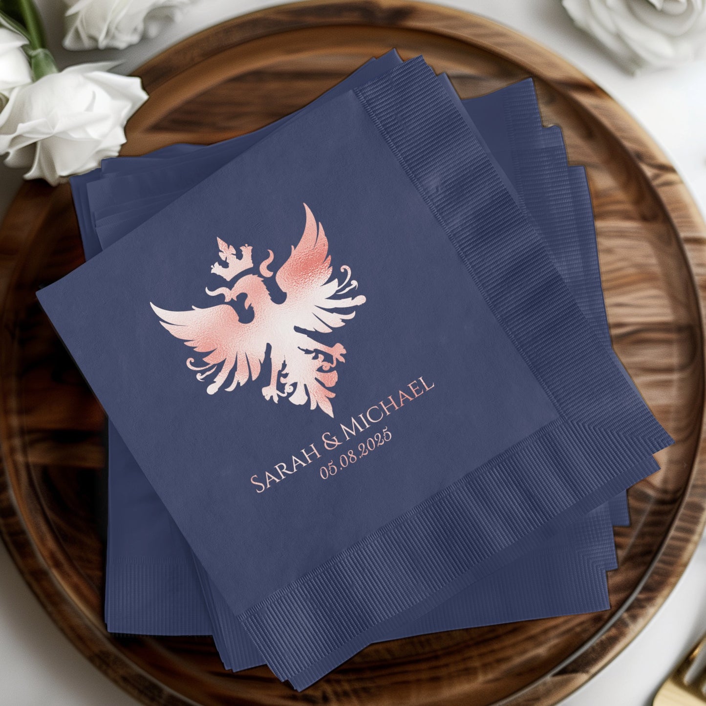 Custom Personalized Wedding Napkin product