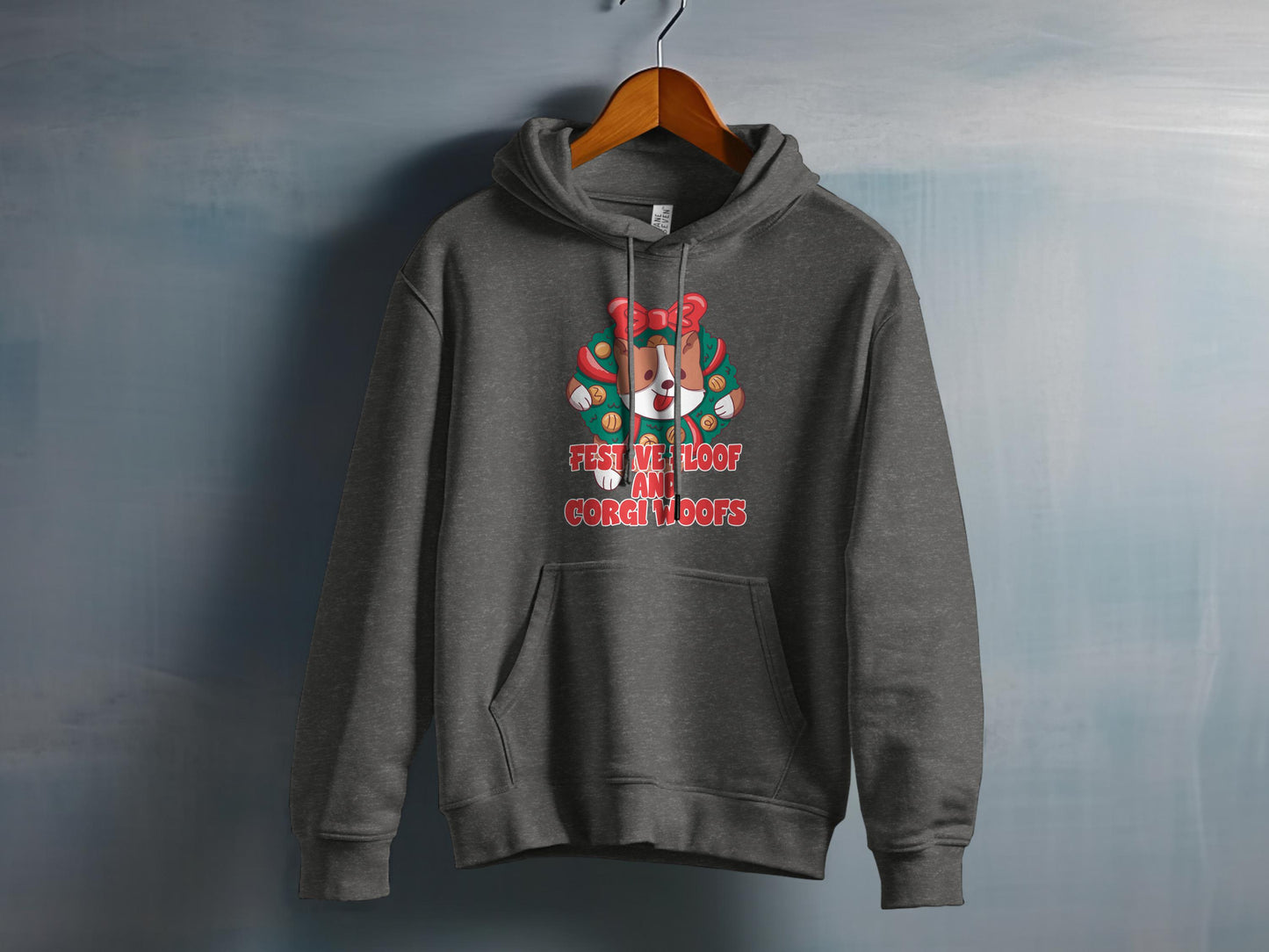 Festive Woof and Corgi Boofs Hoodie product