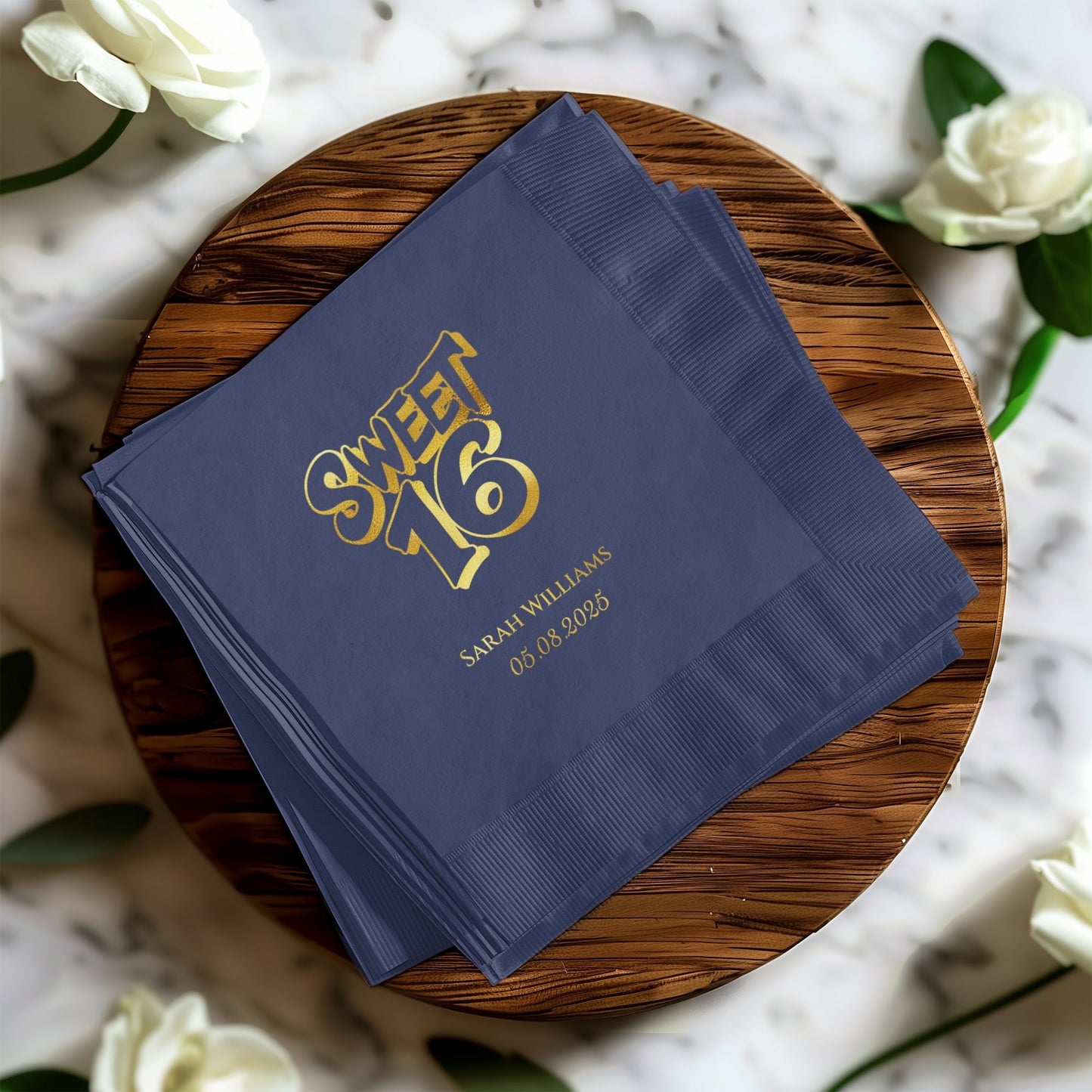 Personalized Sweet 16 Party Napkins product