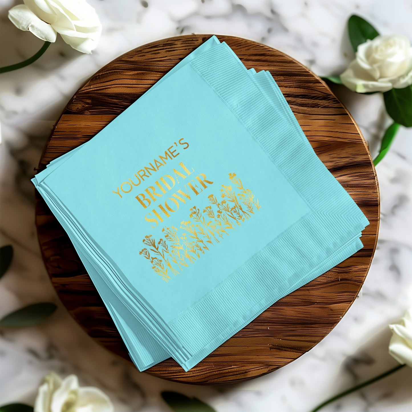 Personalized Bridal Shower Napkins product