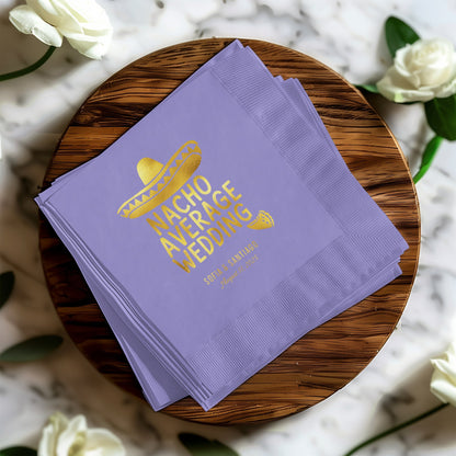 Nacho Average Wedding Custom Party Napkin product