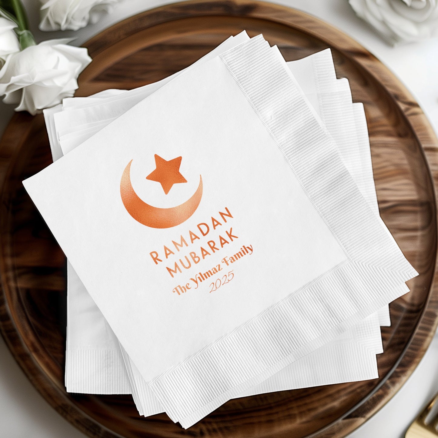 Ramadan Mubarak The Ahmad Family 2023 napkin product