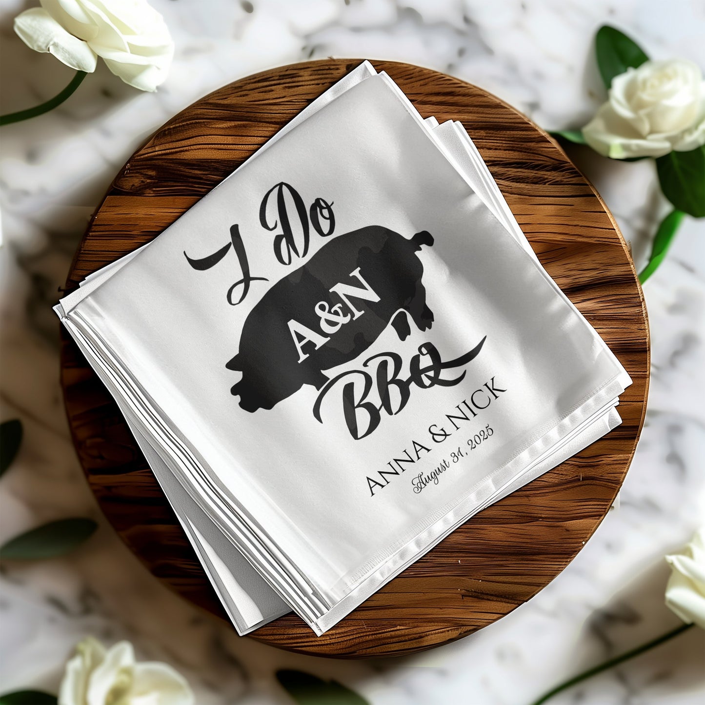 I Do A&N BBQ Anna Nick Event Personalized Product