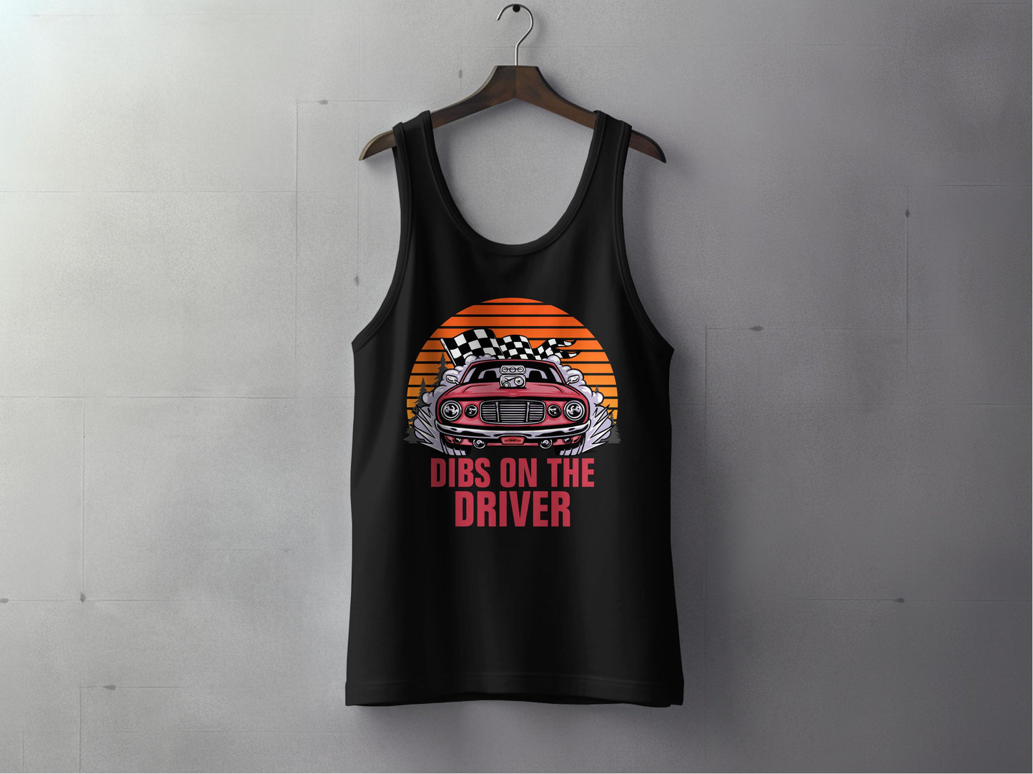Dibs On The Driver Graphic Tank top product type