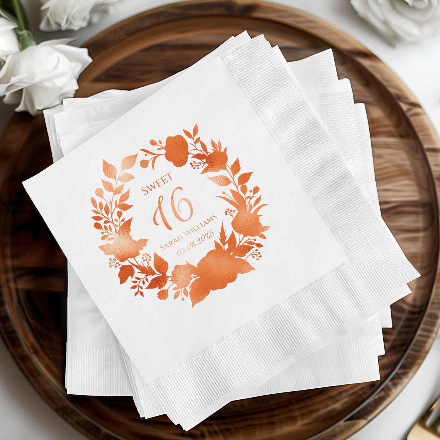 Custom Sweet 16 Personalized Party Napkins product
