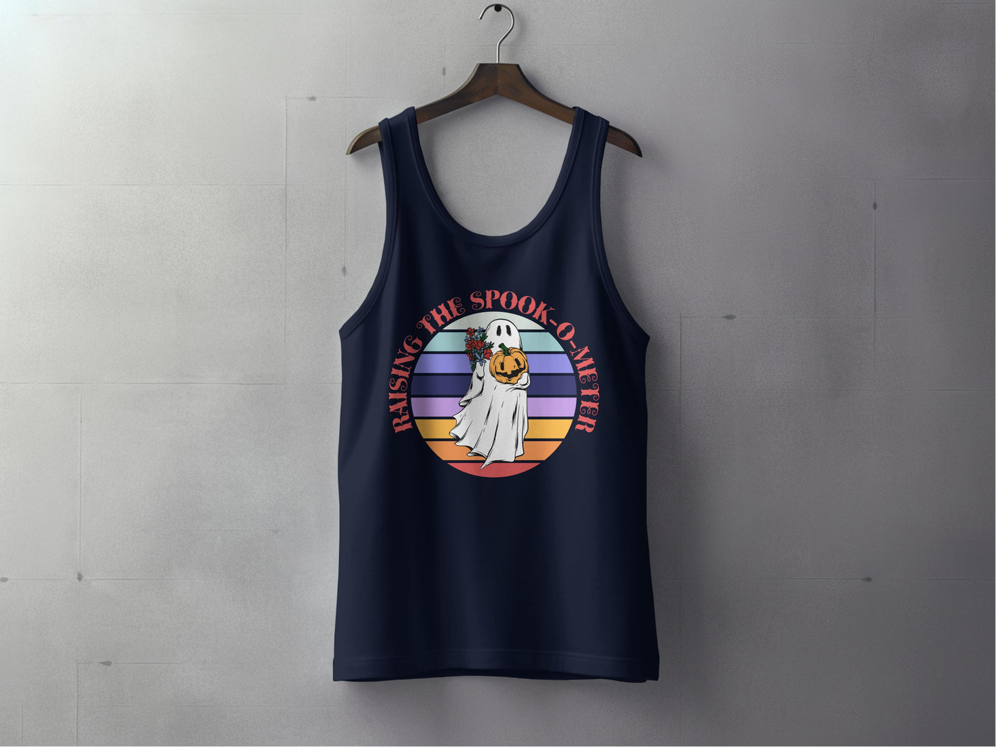 Raising the Spooky Meter Ghost Design Tank Top product