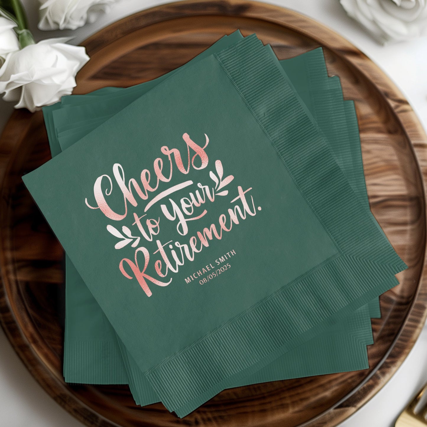 Cheers to Your Retirement Custom Party Product