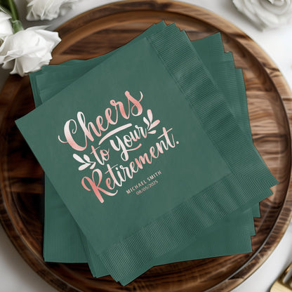 Cheers to Your Retirement Custom Party Product