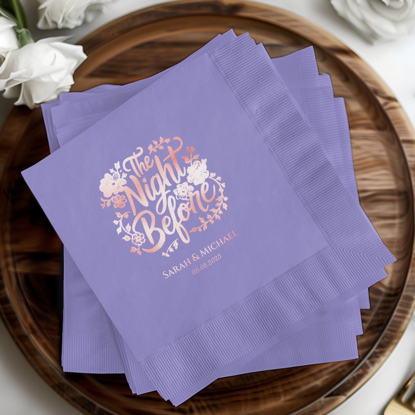 The Night Before Event Custom Printed Napkins product