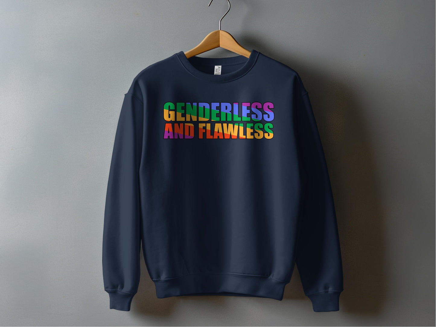 Genderless and Flawless Statement Sweatshirt product