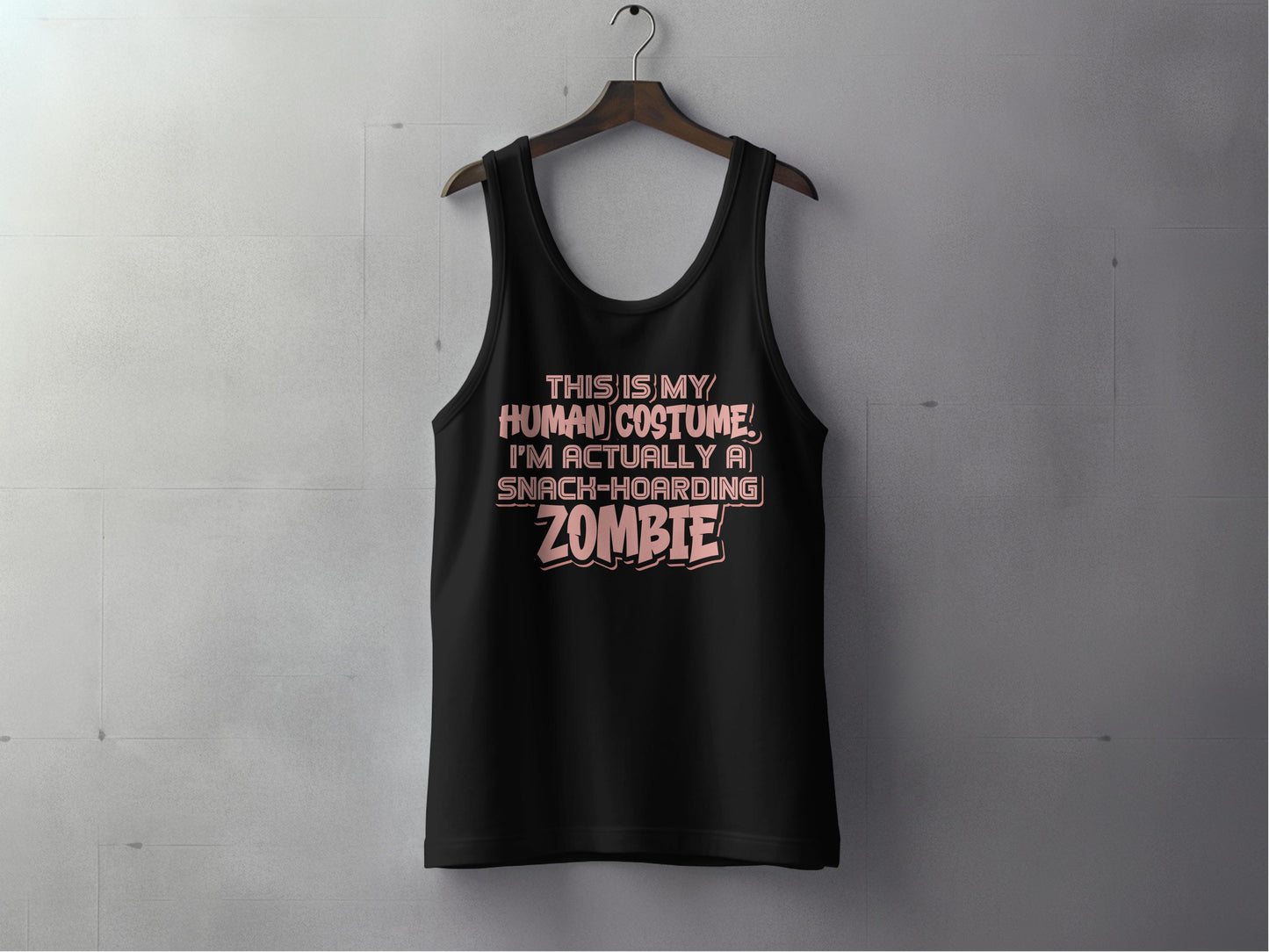 This is My Human Costume Funny Zombie Tank Top Product