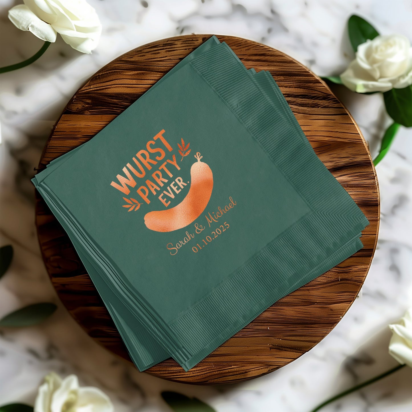Wurst Party Ever Personalized Event Napkins product