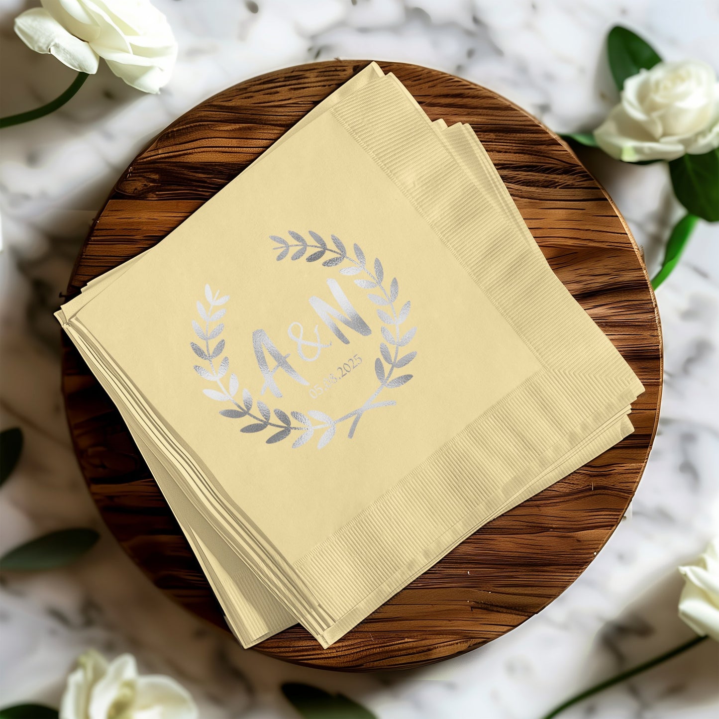 Elegant Personalized Event Napkins Product