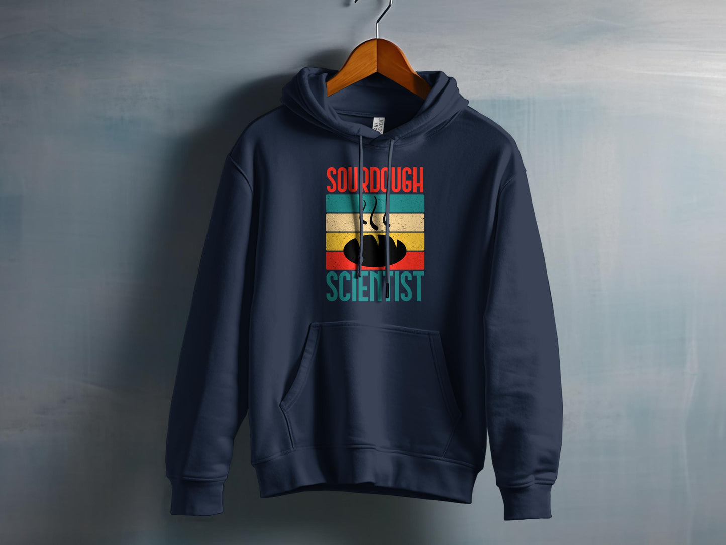 Sourdough Scientist Vintage Bread Art Hoodie product type