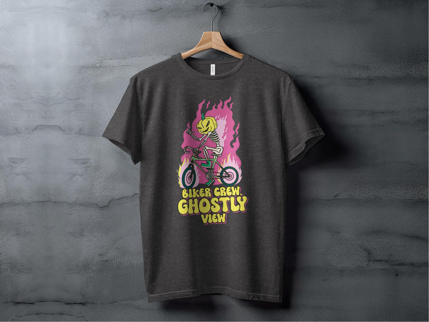 Biker Crew Ghostly View Graphic T-Shirt product type