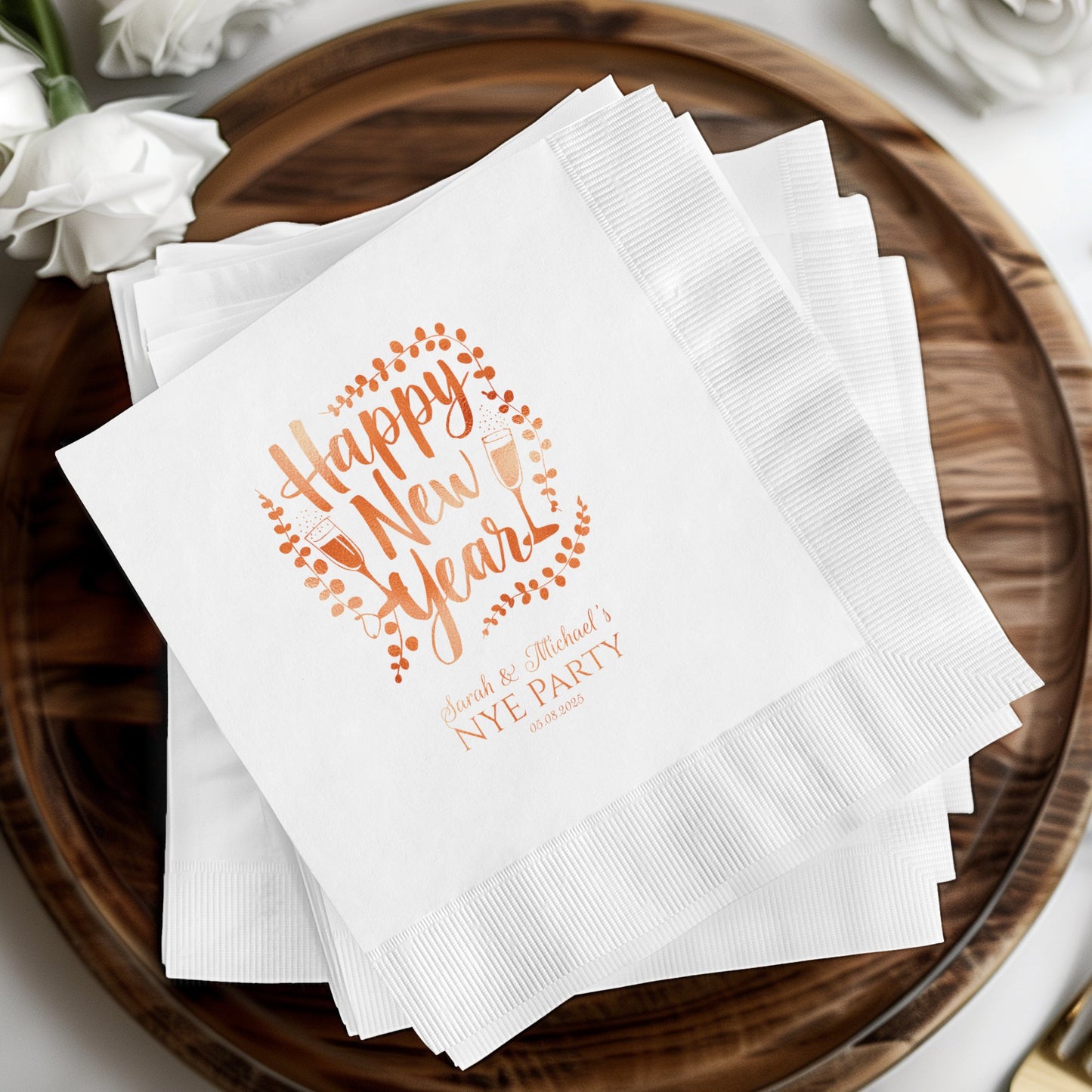 Happy New Year Napkins NYE Party Decor product type