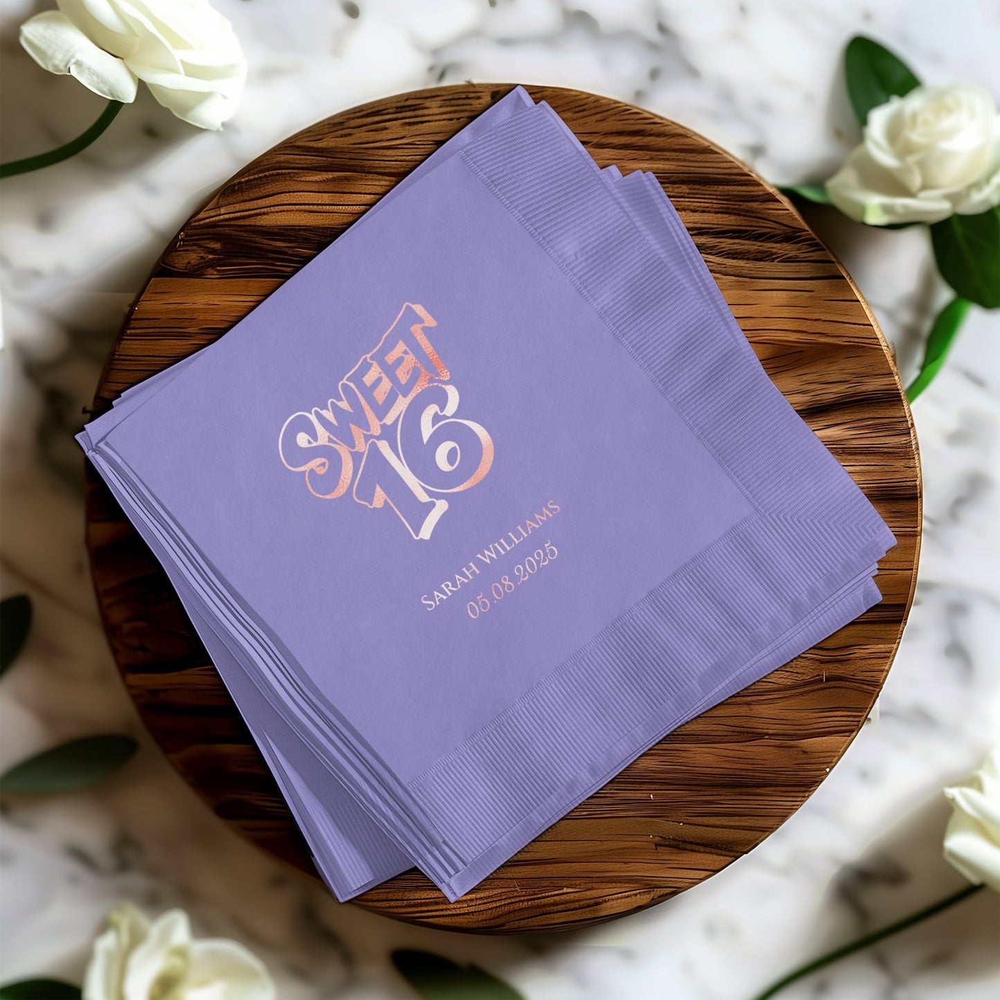 Sweet 16 Personalized Party Napkins product