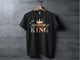 Scenecore King Crown Colorful Text Graphic T-shirt product