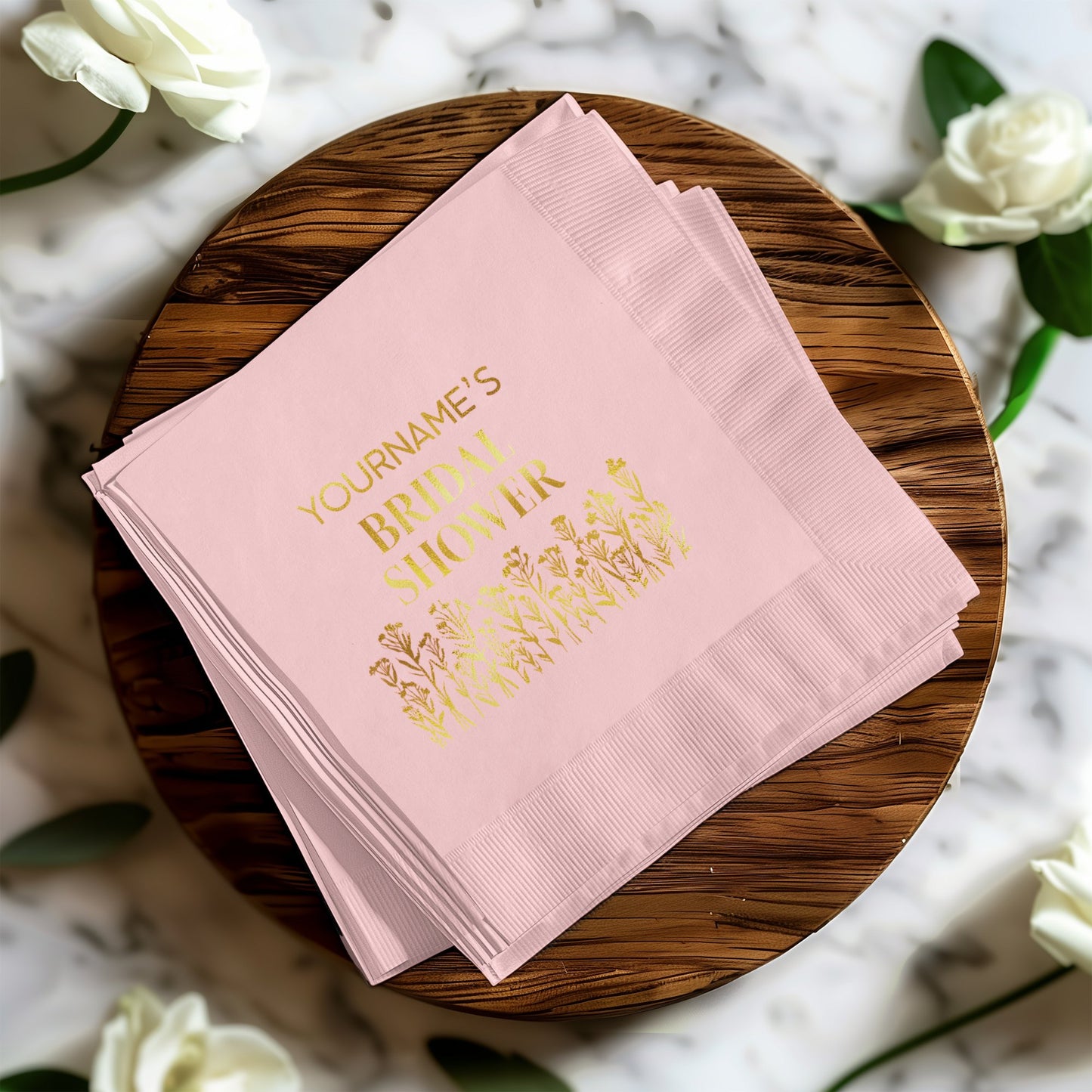 Customized Bridal Shower Paper Napkins product