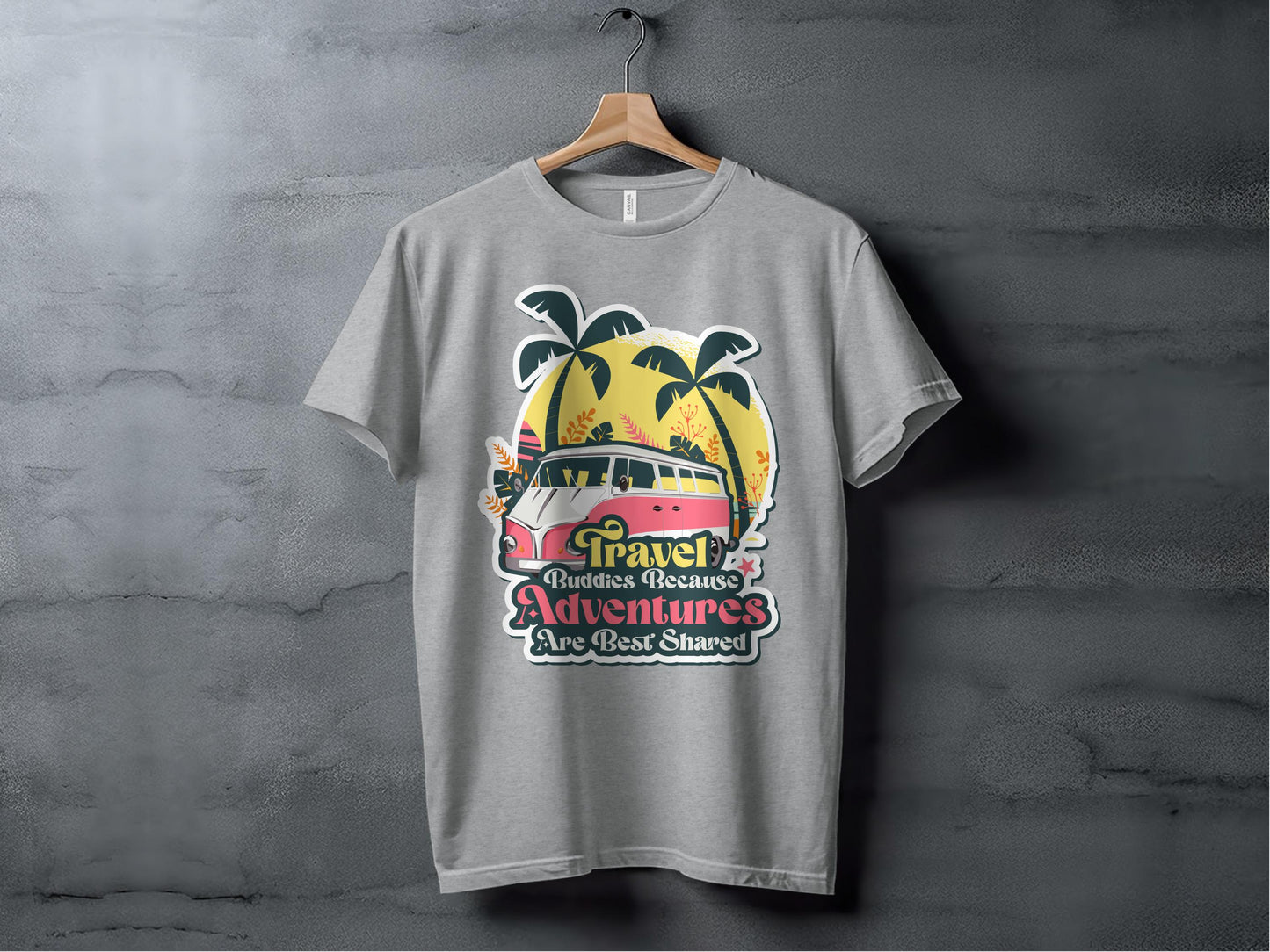Travel Buddies Because Adventures T-Shirt product
