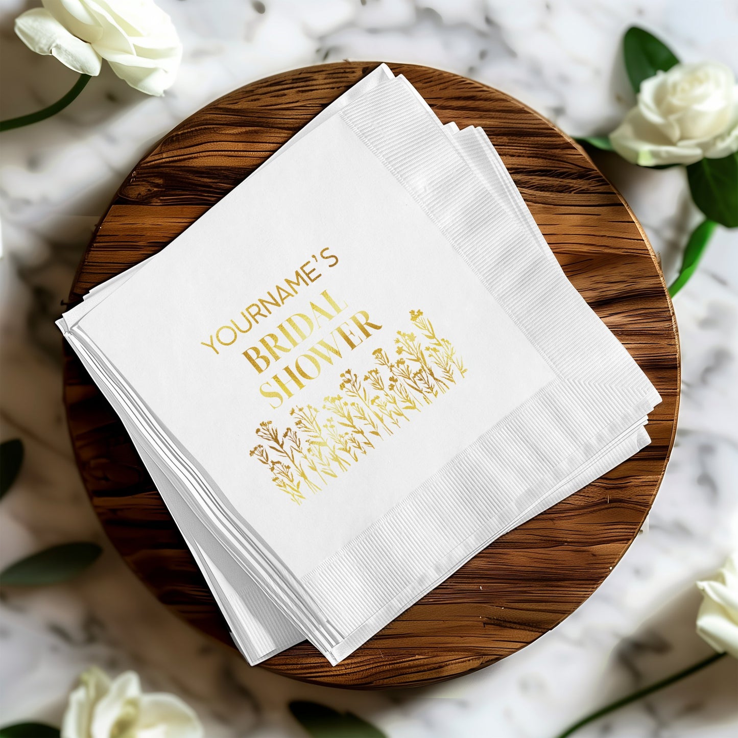 Personalized Bridal Shower Napkins product