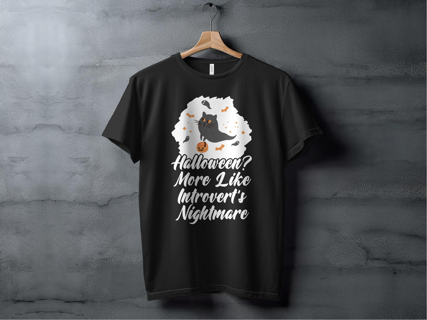 Halloween Introvert's Nightmare Printed T-shirt product