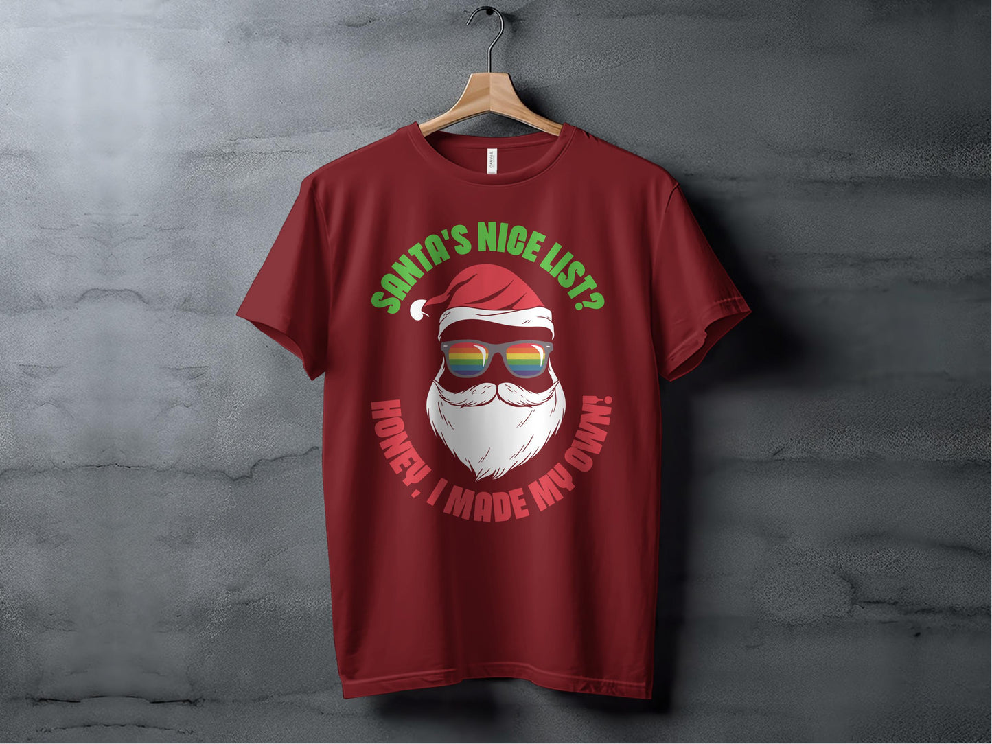 Santa's Nice List Honey I Made My Own Shirt product type