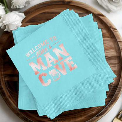 Welcome to Mike's Man Cave Napkins product