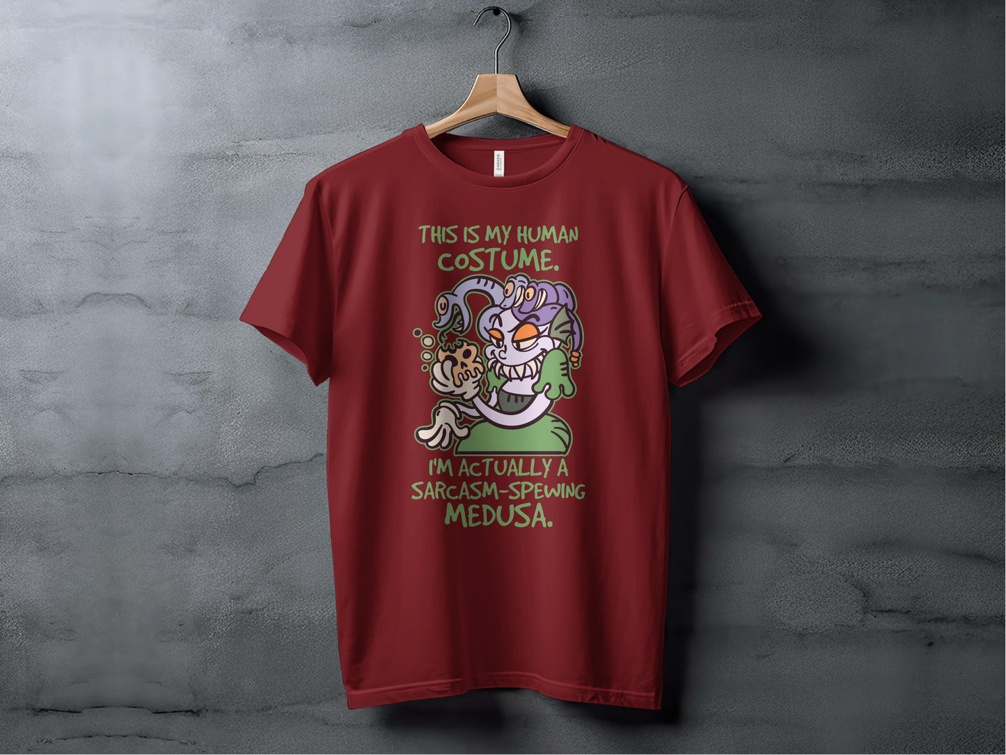 This Is My Human Costume Sarcasm-Spewing Medusa product type