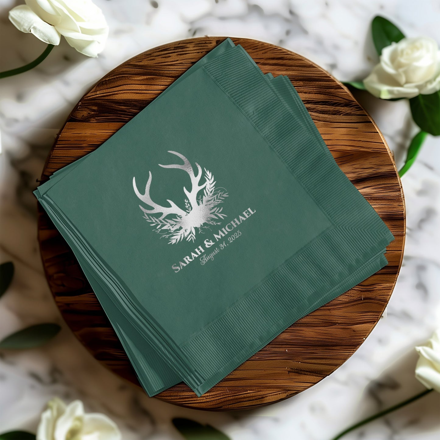 Personalized Elegant Wedding Reception Napkin product