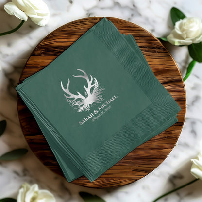 Personalized Elegant Wedding Reception Napkin product