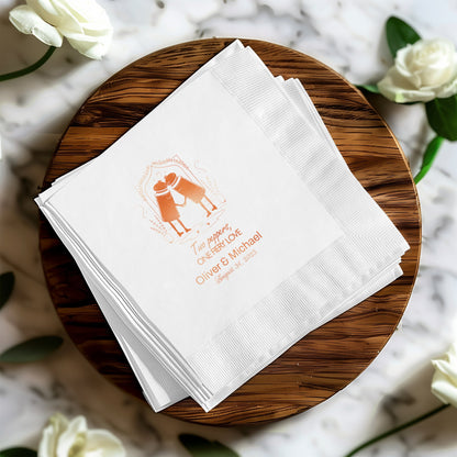 Personalized Wedding or Event Napkins product type