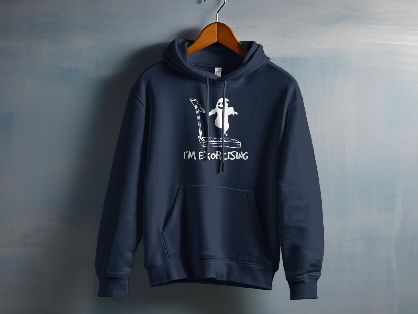 I'm Exercising Ghost Hoodie Fun Halloween Product
