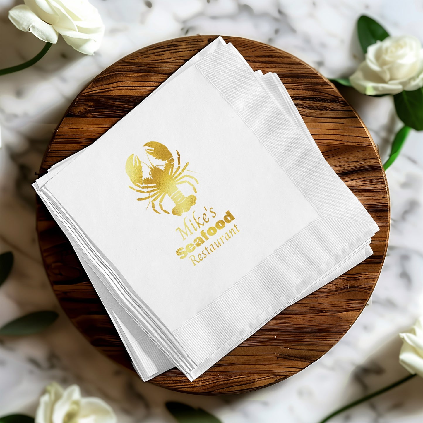 Customized Restaurant Napkins for Seafood Restaurant product